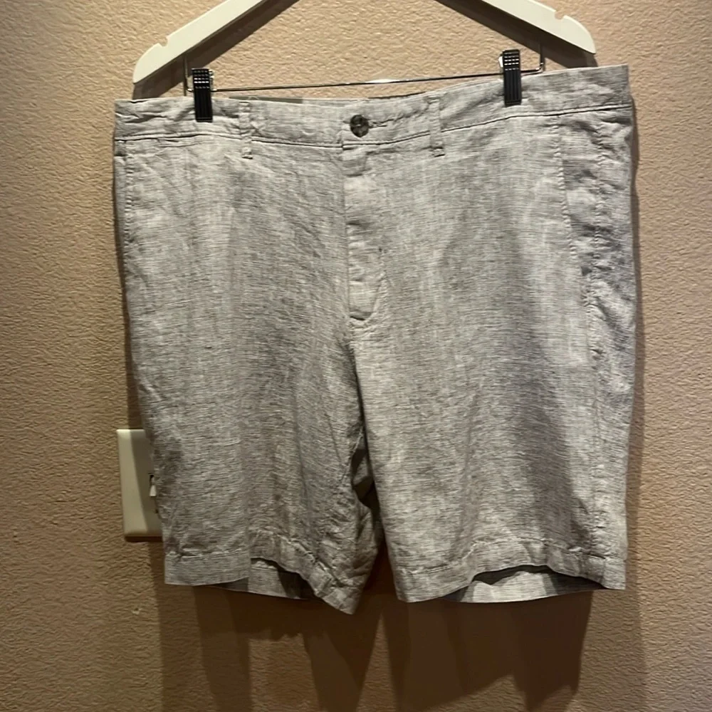 New Goodfellow & Co. Men’s Linen Cotton Blend Flat Front Shorts Size 38 NWT